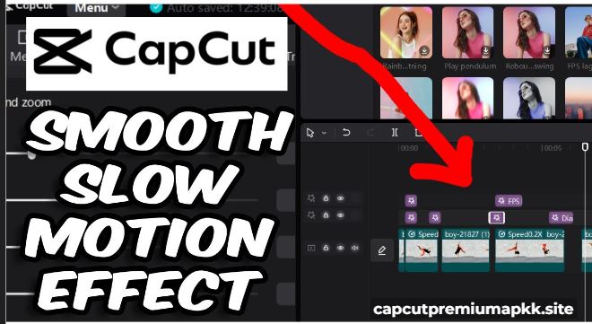 CapCut Smooth Slow Motion Effect